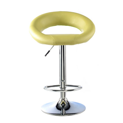 Murry Bar Stool PU Chrome (2s) - Black (Set of 2)