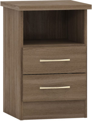 Nevada 2 Drawer Bedside