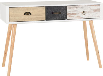 Nordic 3 Drawer Occasional Table