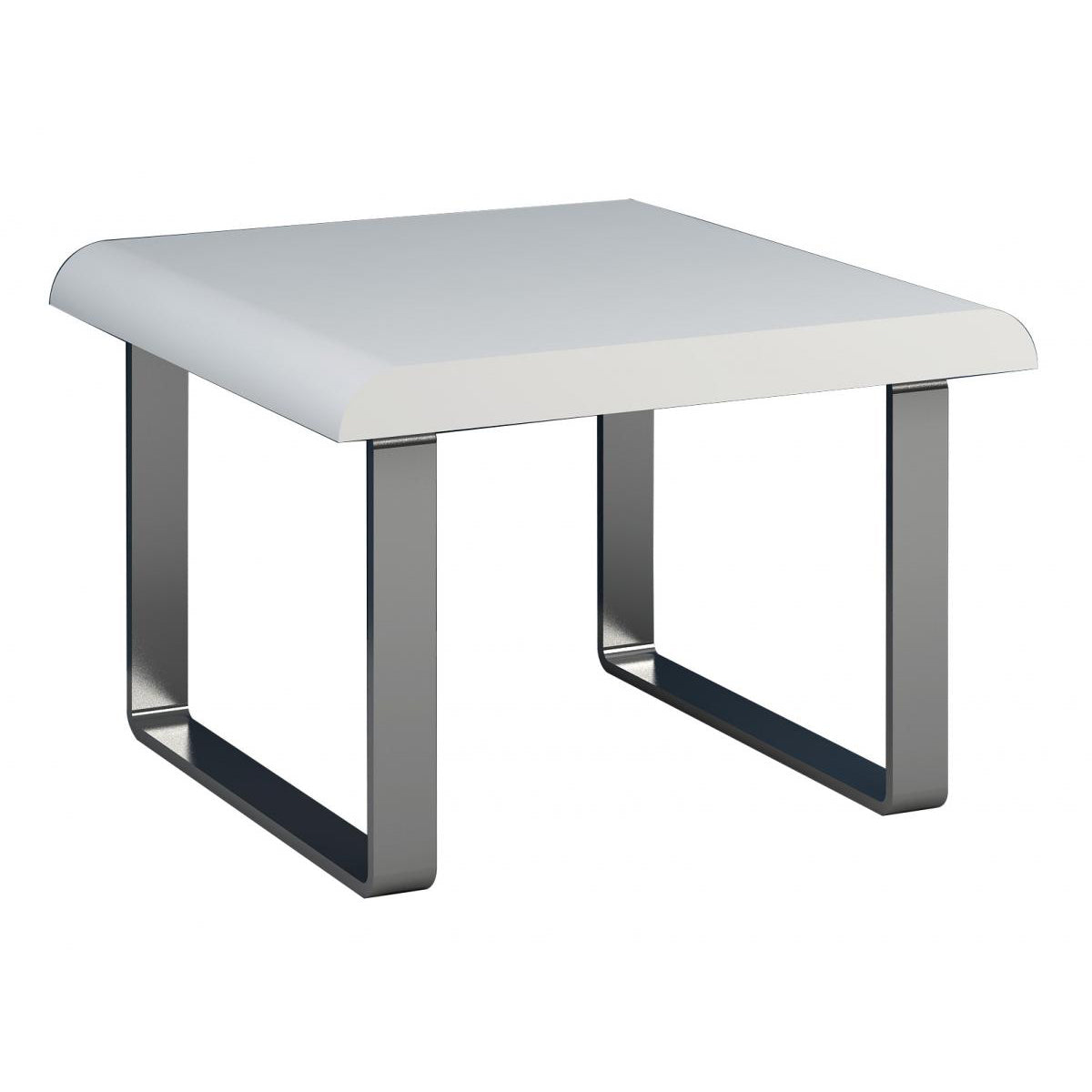 Newline High Gloss Lamp Table - White
