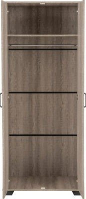 Oliver 1 Door 3 Drawer Open Shelf Wardrobe