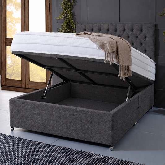 Balmoral Coal Ottoman Bed