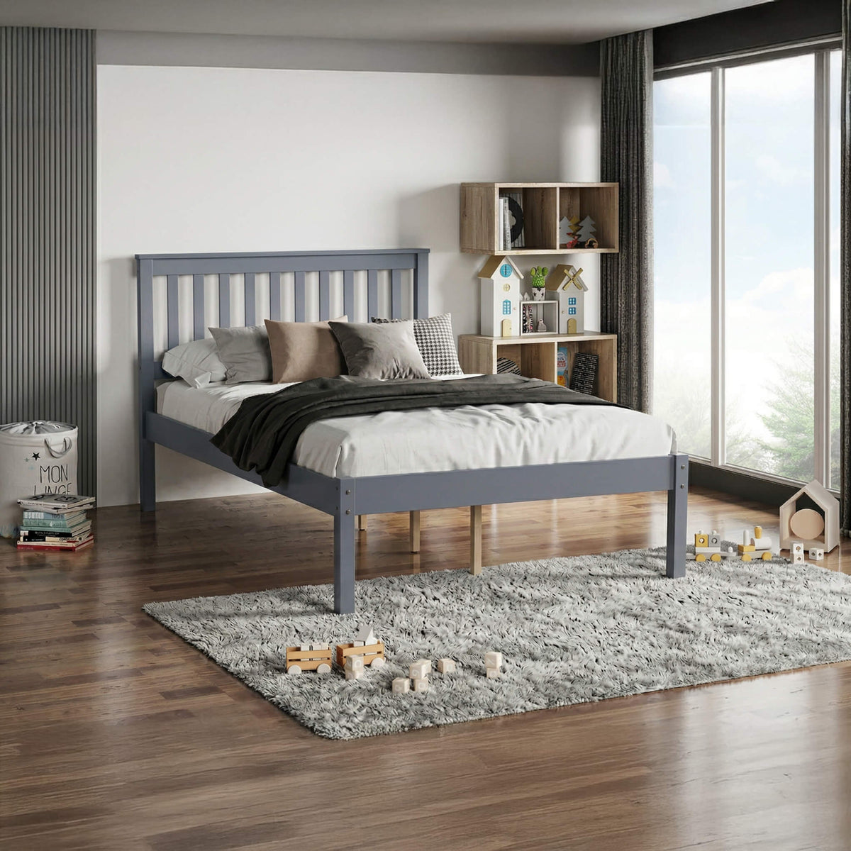 Otto Bed Grey