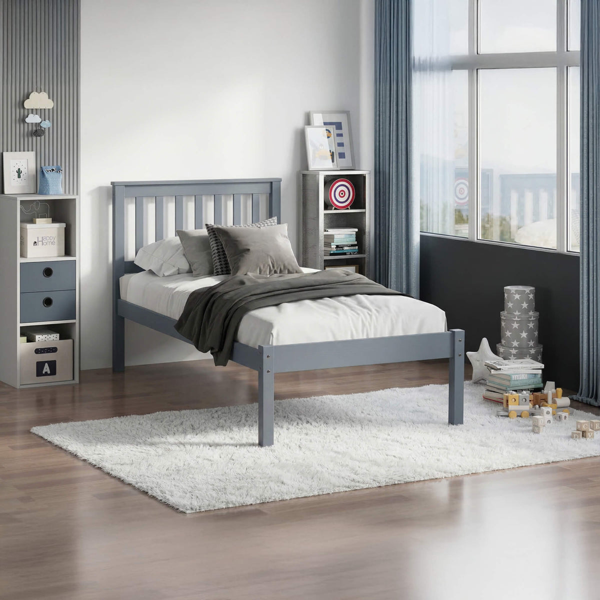 Otto Bed Grey