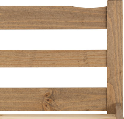 Panama 4'6" Bed - Natural Wax