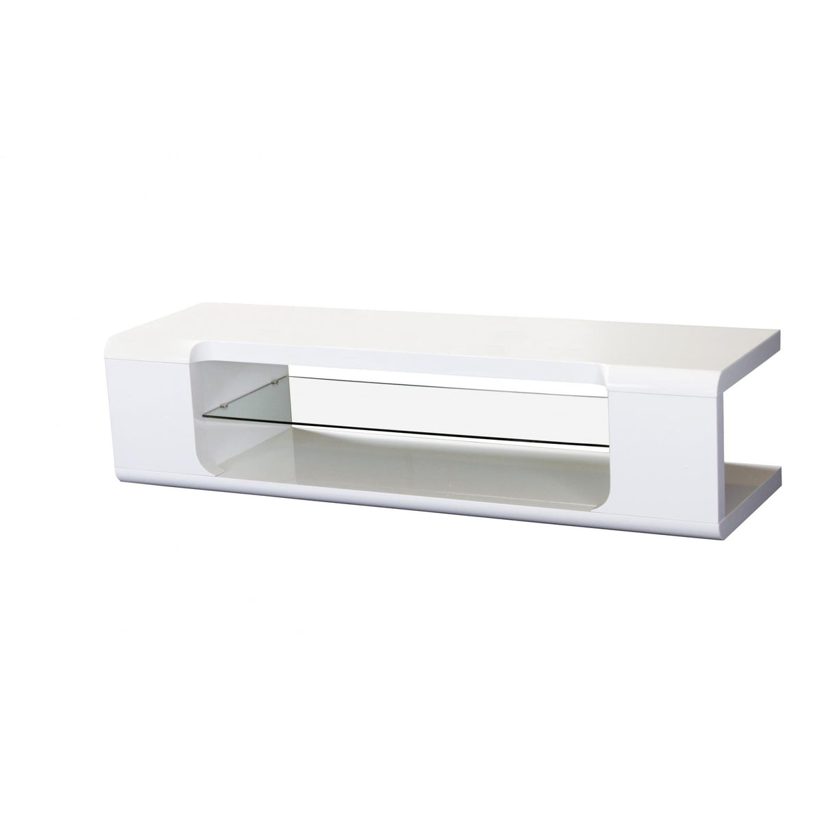 Parker High Gloss TV Cabinet - White