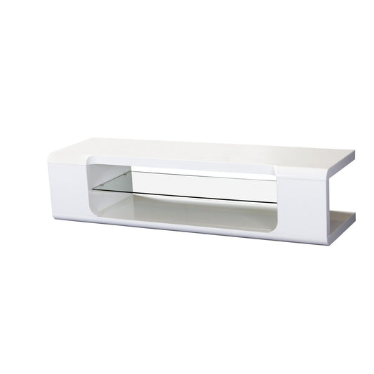 Parker High Gloss TV Cabinet - White