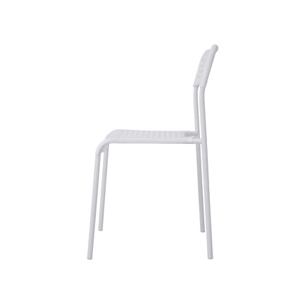 Pavia Plastic (PP) Chairs with metal legs White (10s) (Set of 10)