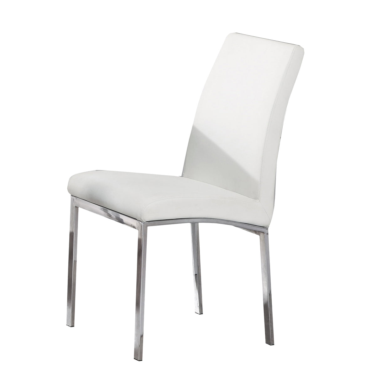 Peru PU Chair Chrome - White (Set of 4)