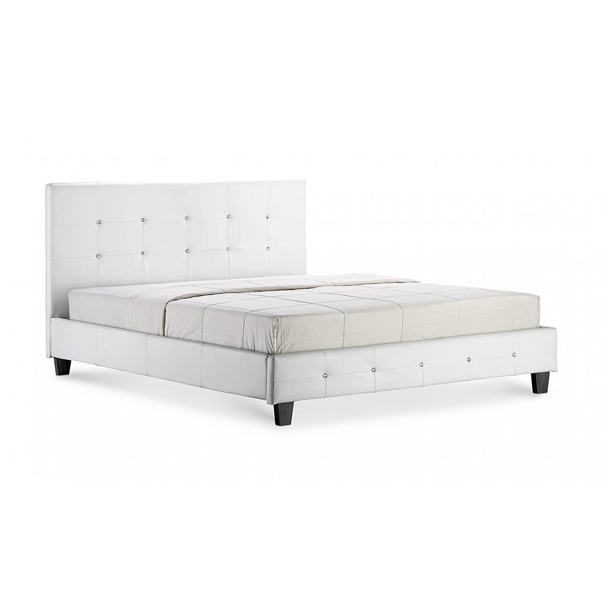 Quartz PU Bed - White