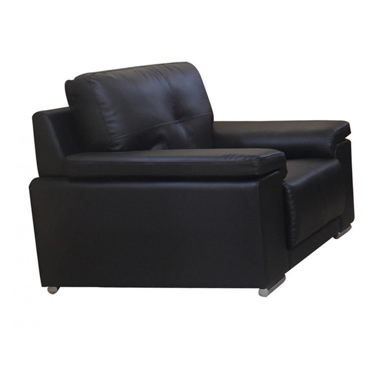 Ranee Bonded Leather & PU 1 Seater - Brown