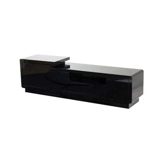 Rosedale High Gloss TV Cabinet - Black