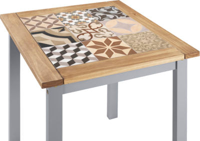 Salvador 1+2 Tile Top Dining Set