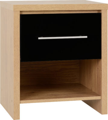 Seville 1 Drawer Bedside Cabinet