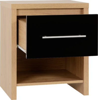 Seville 1 Drawer Bedside Cabinet