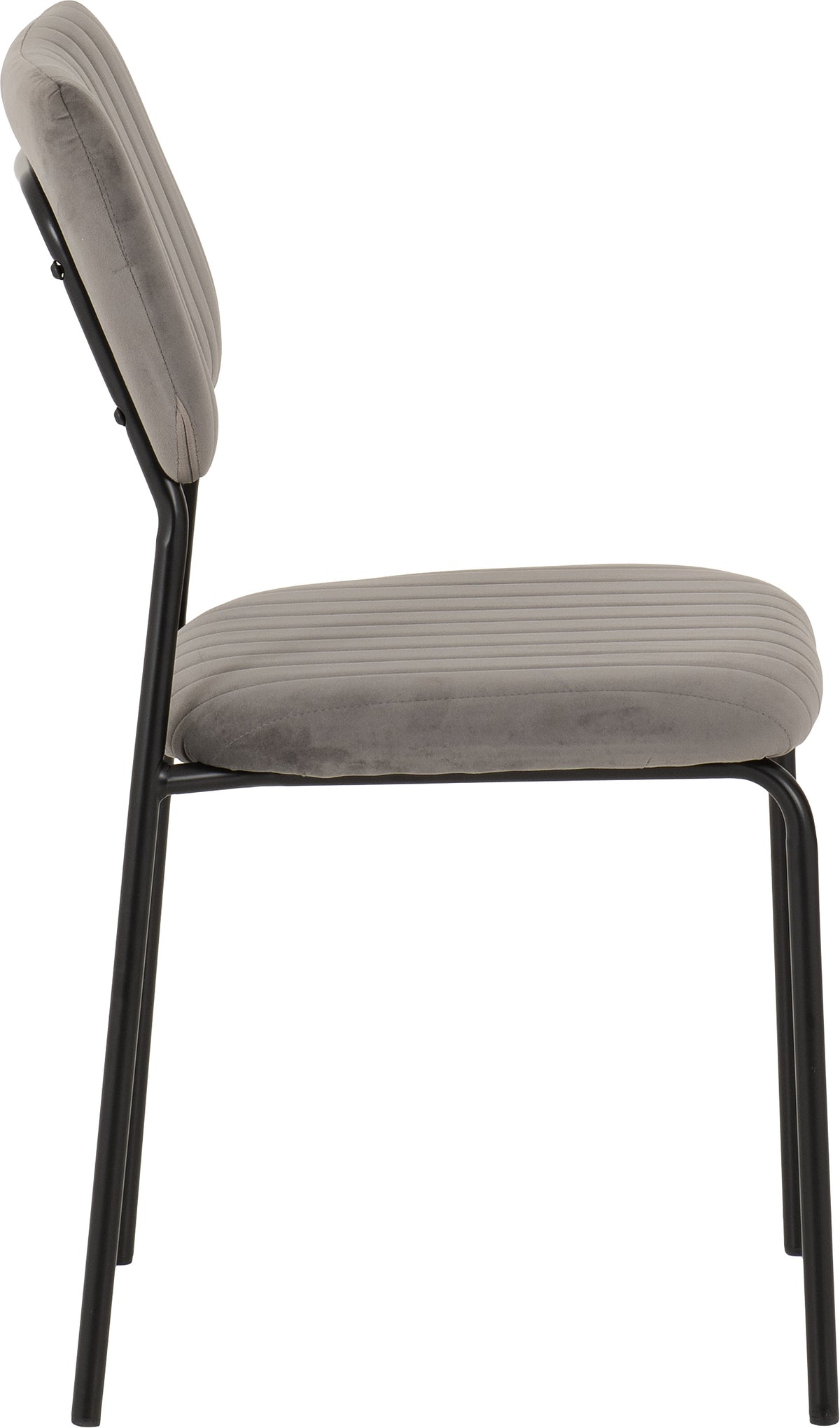 Sheldon Chair (Box of 4) - Grey Velvet Fabric