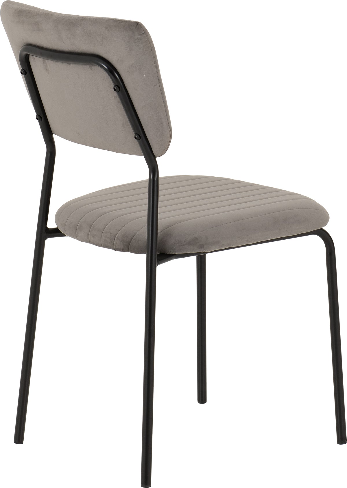 Sheldon Chair (Box of 4) - Grey Velvet Fabric