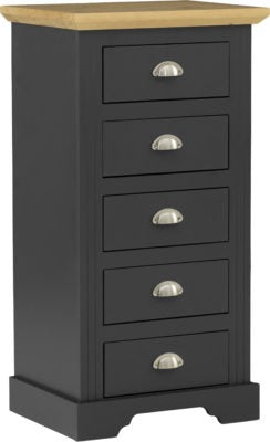 Toledo 5 Drawer Narrow Chest