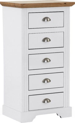 Toledo 5 Drawer Narrow Chest