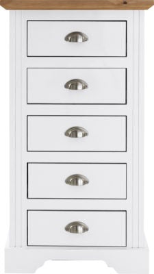 Toledo 5 Drawer Narrow Chest