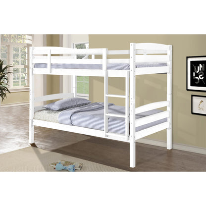 Tripoli Solid Wood Bunk Bed - White