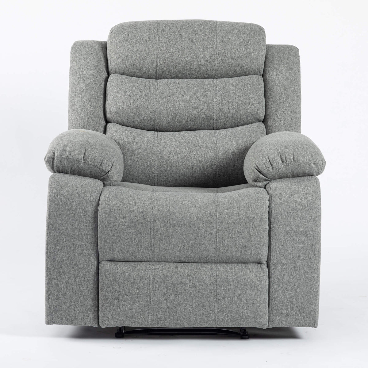 Turin Recliner Fabric 1 Seater - Grey Light