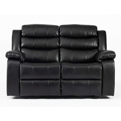 Turin Recliner Leather Aire 2 Seater - Brown