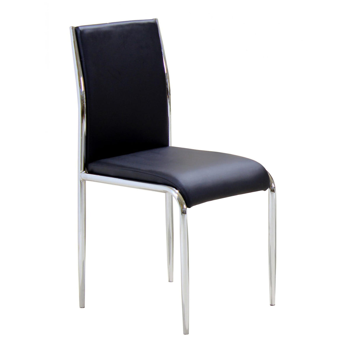Vercelli PU Chair - Black (Set of 4)