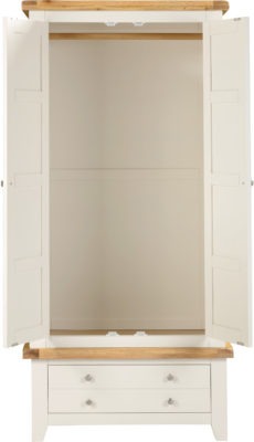 Windsor 2 Door 1 Drawer Wardrobe