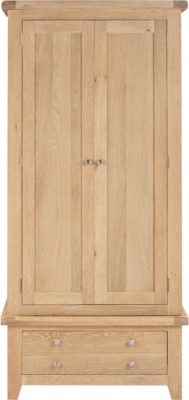 Windsor 2 Door 1 Drawer Wardrobe