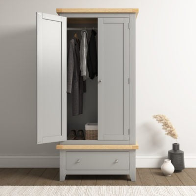 Windsor 2 Door 1 Drawer Wardrobe