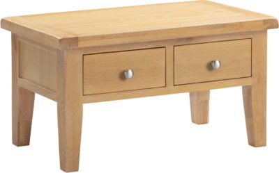 Windsor Natural Oak 2 Drawer Coffee Table