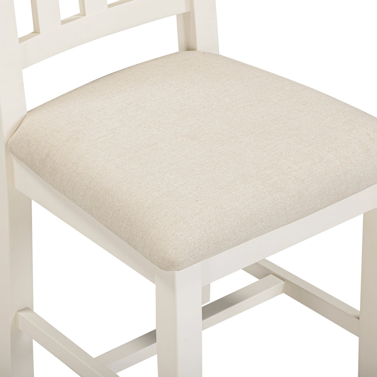 Windsor Slatted Chair (Box of 2) - Ivory/Oat Fabric