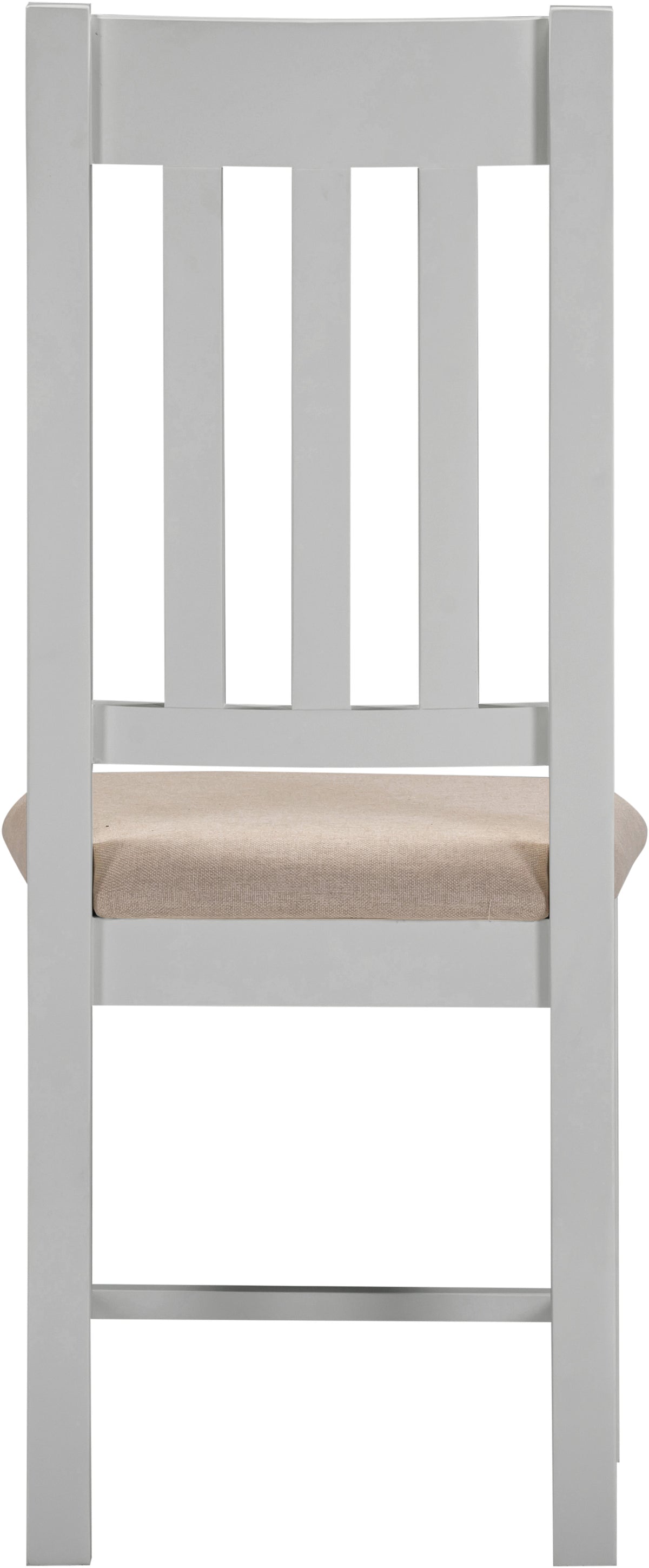 Windsor Slatted Chair (Box of 2) - Pebble Grey/Oat Fabric