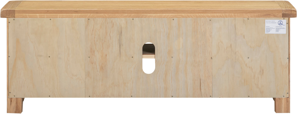 Windsor Straight TV Unit - Natural Oak