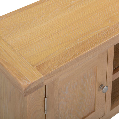 Windsor Straight TV Unit - Natural Oak