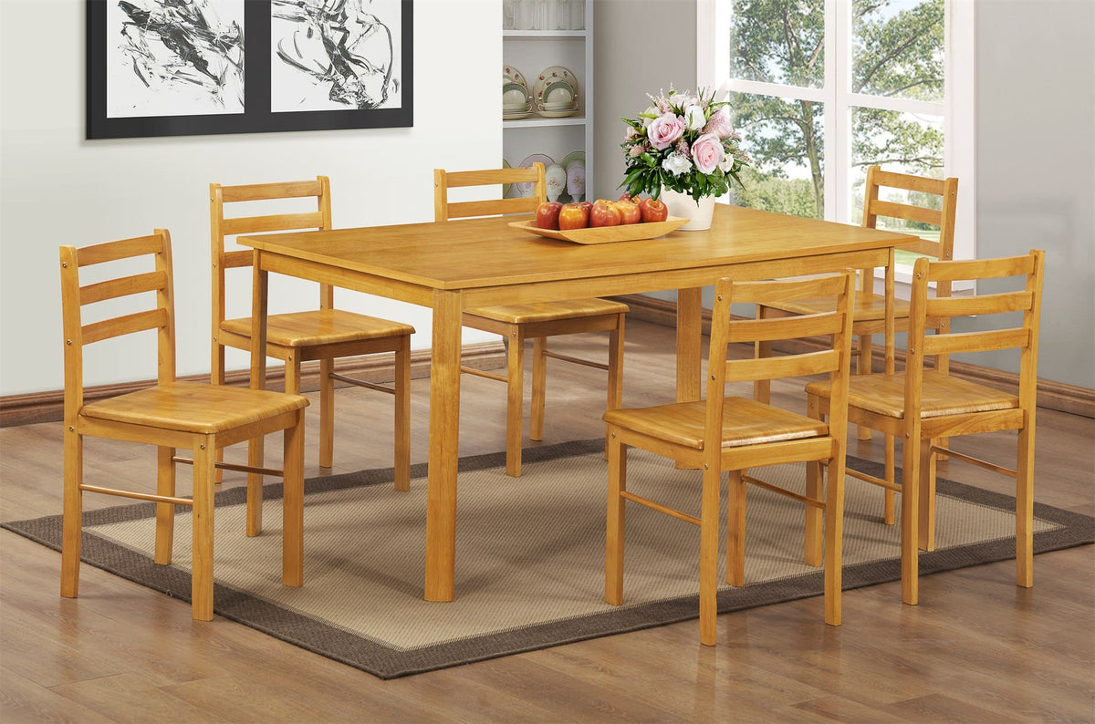 New York Large Dining Table Only Natural Oak