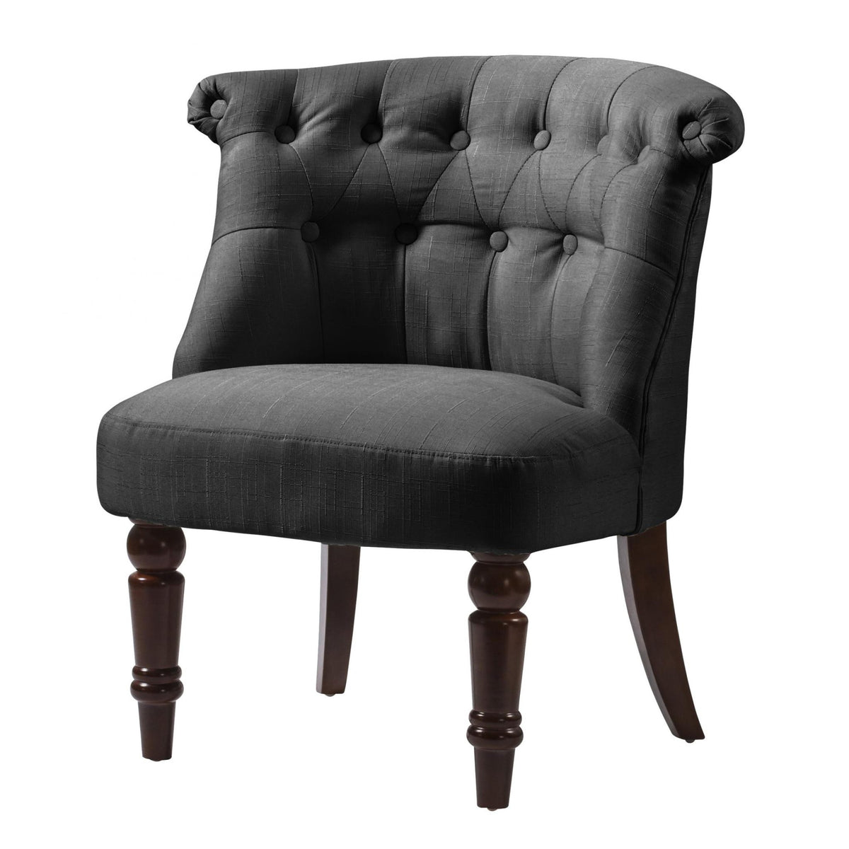 Alderwood Fabric Chair (2s) - Black (Set of 2)