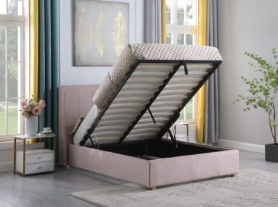 Amelia Plus 4'6" Storage Bed - Furniture Cash and Carry