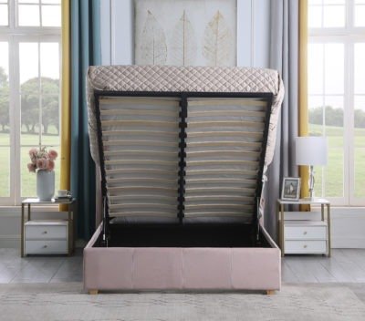 Amelia Plus 4'6" Storage Bed - Furniture Cash and Carry