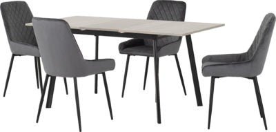 Avery Extending Dining Set with Avery Chairs - Furniture Cash and Carry