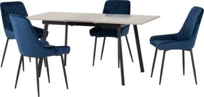 Avery Extending Dining Set with Avery Chairs - Furniture Cash and Carry
