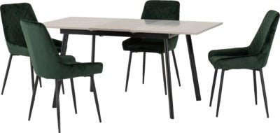 Avery Extending Dining Set with Avery Chairs - Furniture Cash and Carry