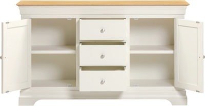 Bordeaux 2 Door 3 Drawer Sideboard - Furniture Cash and Carry