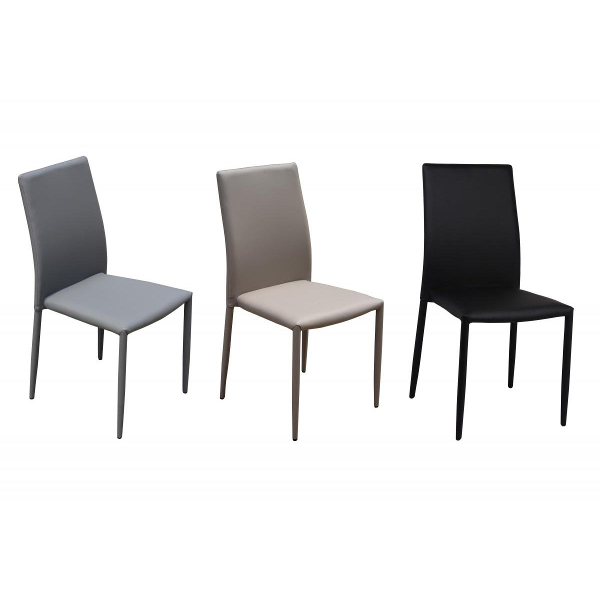 Chatham PU Chair - Dark Grey (Set of 4)