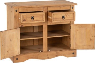 Corona 2 Door 2 Drawer Sideboard - Furniture Cash and Carry