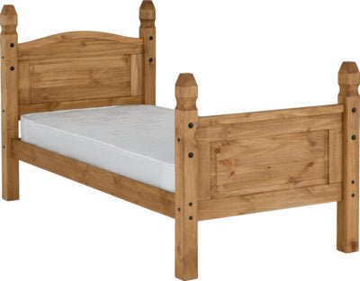 Corona 3' Bed High Foot End - Furniture Cash and Carry