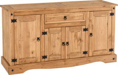 Corona 4 Door 1 Drawer Sideboard - Furniture Cash and Carry