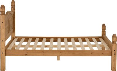 Corona 4'6" Bed Low Foot End - Furniture Cash and Carry