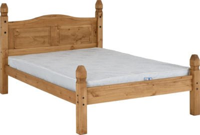 Corona 4'6" Bed Low Foot End - Furniture Cash and Carry